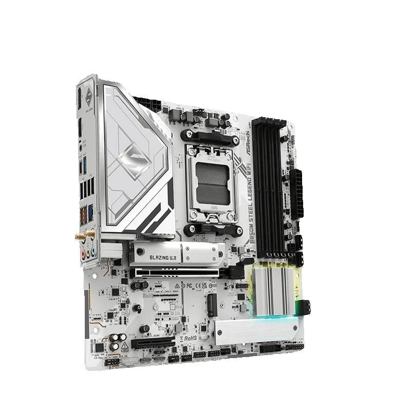 ASROCK B850M STEEL LEGEND WIFI NOVA placa-mãe AMD B850 Micro ATX AMD Socket AM5