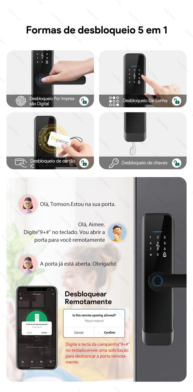 Fechadura inteligente tuya
