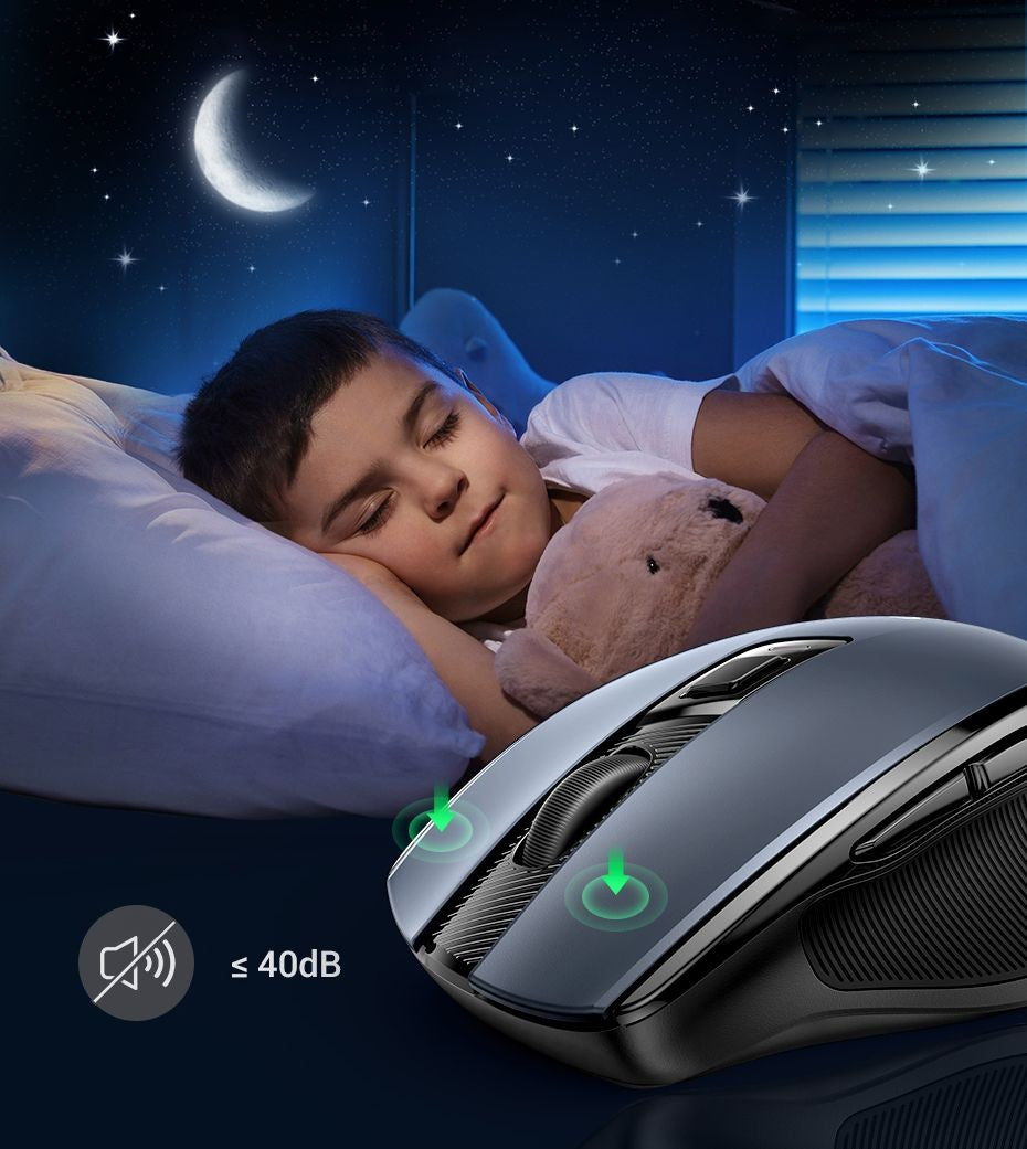 Mouse sem fio Bluetooth 5.0