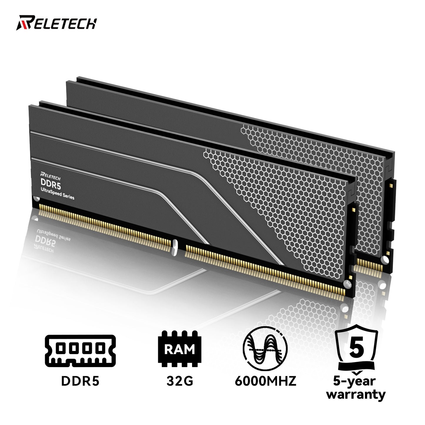 Memoria Ram 6000mhz Memória Ram 16GBx2 RGB