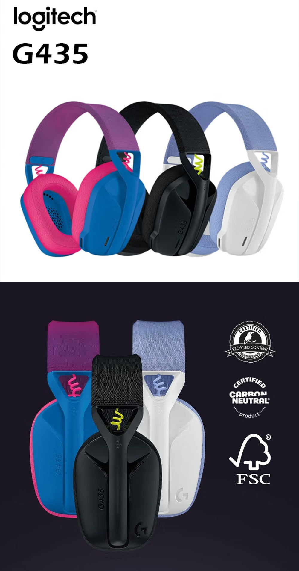 Logitech G435 LIGHTSPEED