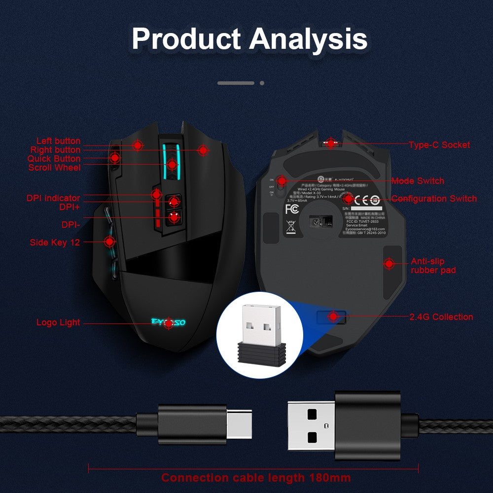 Mouse E-YOOSO X-33 RGB