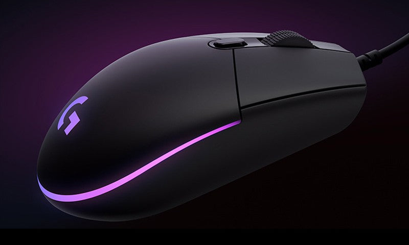 Mouse para jogos Logitech (g) g102, leve, rgb, leve, 200-8000dpi, segunda geraç