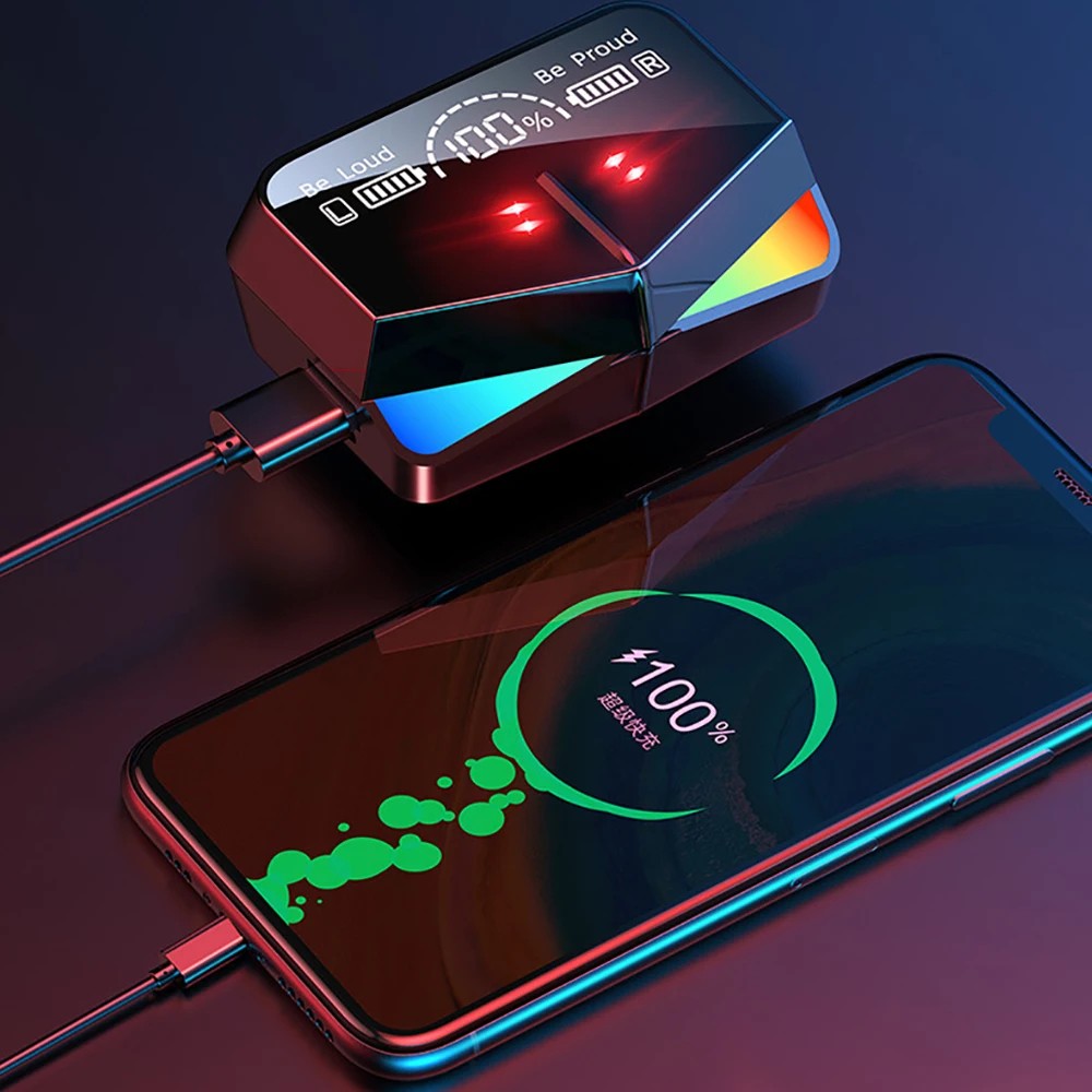 Brasil fones de ouvido sem fio bluetooth m28 fones de ouvido tws estéreo toque