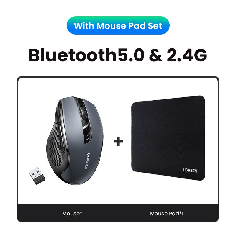 Mouse sem fio Bluetooth 5.0