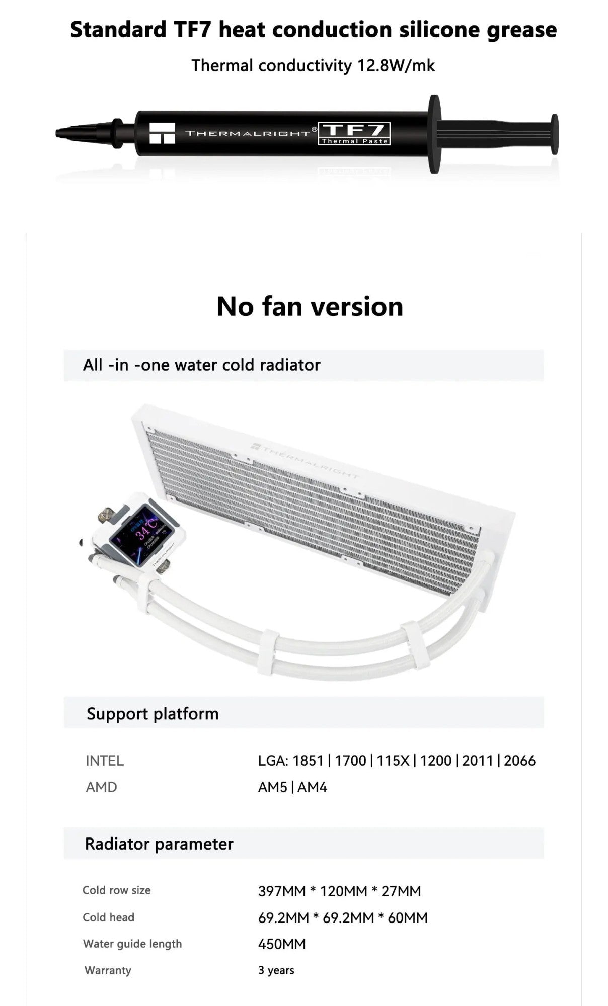 Walter cooler Thermalright FW-X 360
