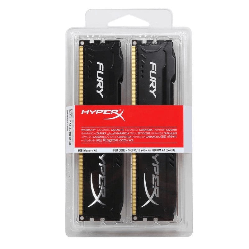 HyperX Fury DDR3 DDR4 4GB 8GB 16GB 1333MHZ 1600MHZ 1866MHZ 2400MHZ 2666MHz 3200M
