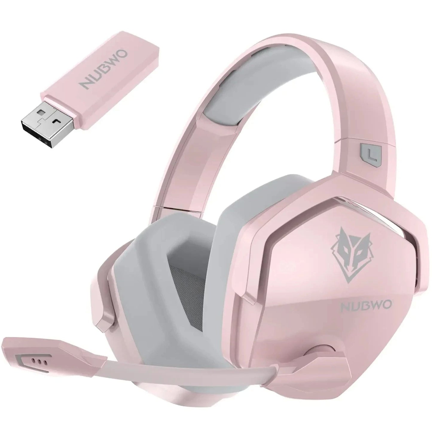 Fone de ouvido para jogos sem fio NUBWO G06 Pro com estação de carregamento pa