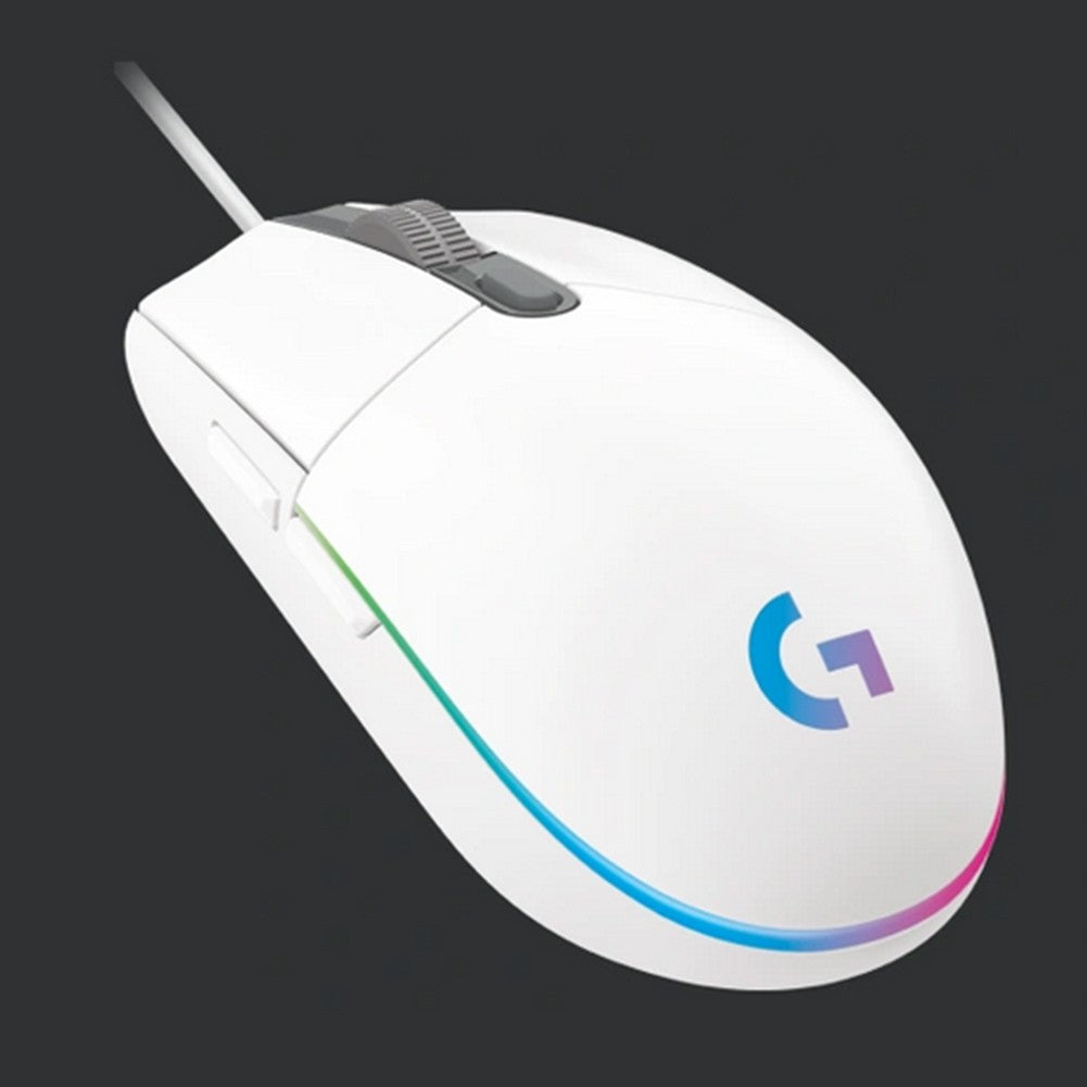 Mouse para jogos Logitech (g) g102, leve, rgb, leve, 200-8000dpi, segunda geraç