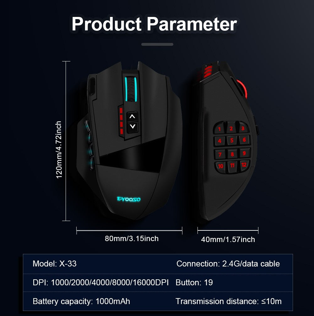 Mouse E-YOOSO X-33 RGB