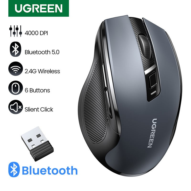 Mouse sem fio Bluetooth 5.0