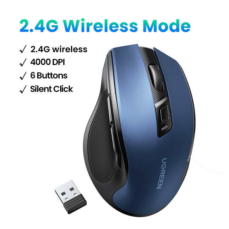 Mouse sem fio Bluetooth 5.0