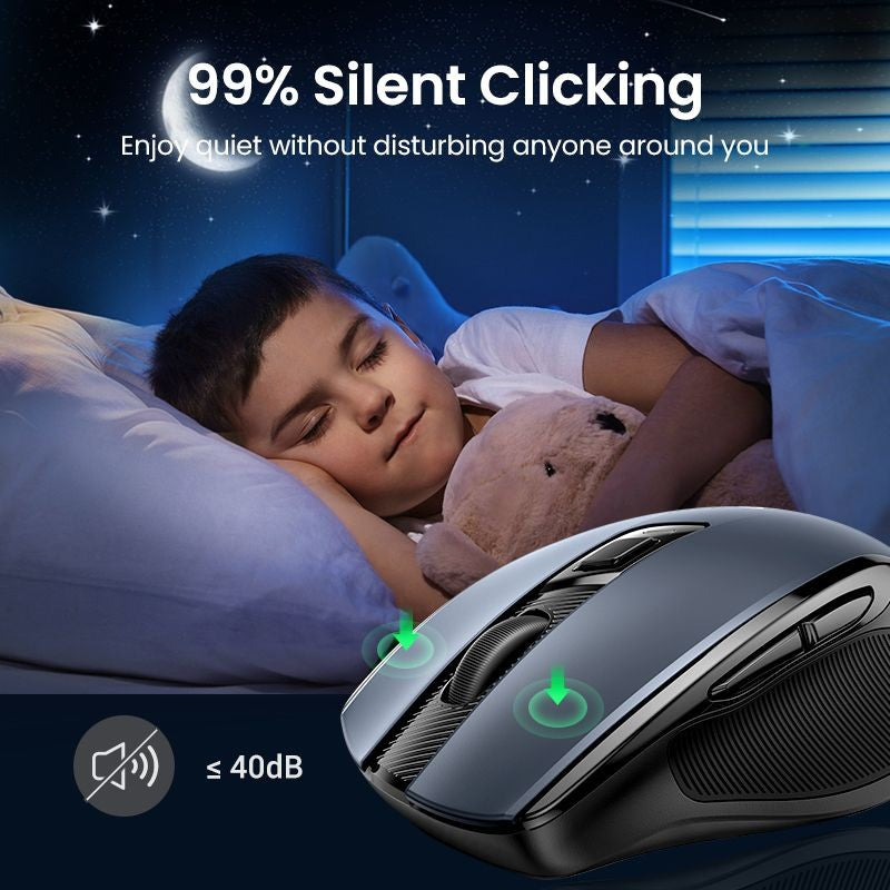 Mouse sem fio Bluetooth 5.0