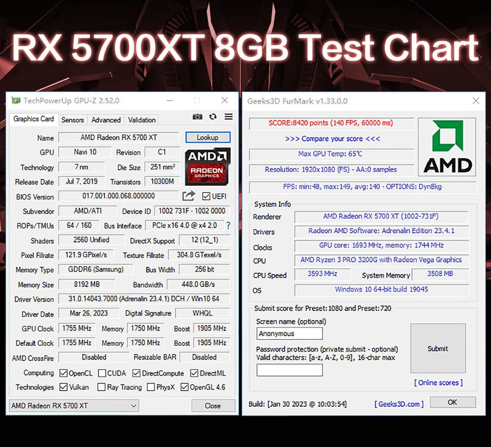 amd rx 5700