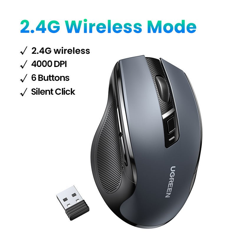 Mouse sem fio Bluetooth 5.0