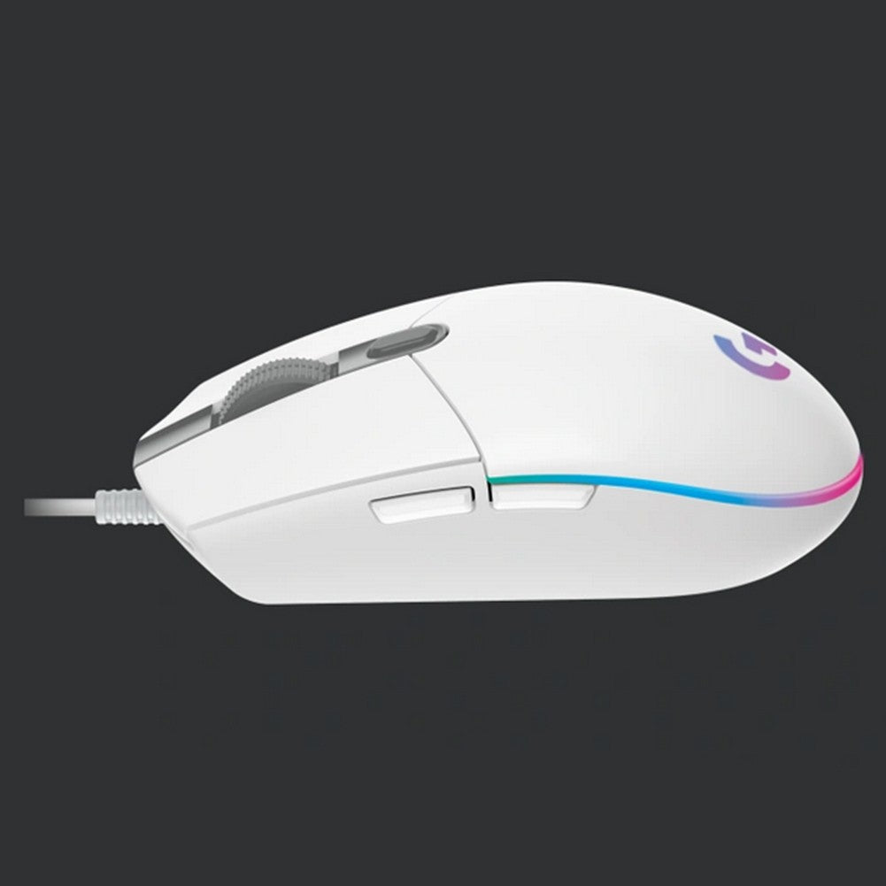 Mouse para jogos Logitech (g) g102, leve, rgb, leve, 200-8000dpi, segunda geraç