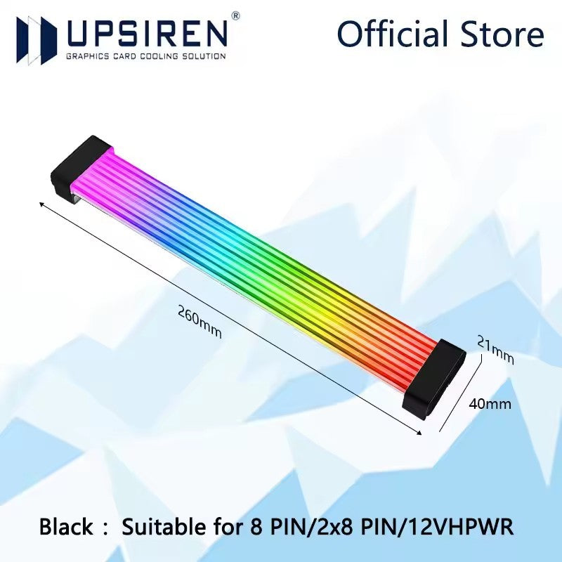 Cabo Extensor Sleeved UPSIREN ,ARGB