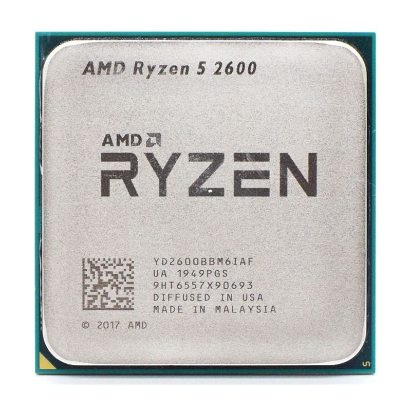 Processador CPU AMD Ryzen 5 R5 2600 3,4 GHz 6 núcleos e 12 núcleos soquete AM4