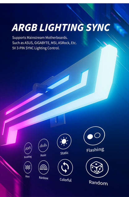 SUPORTE PLACA DE VÍDEO altura ajustável ARGB AURA SYNC