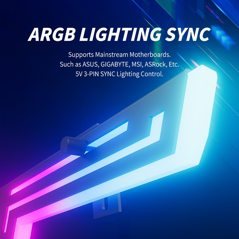 SUPORTE PLACA DE VÍDEO altura ajustável ARGB AURA SYNC